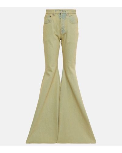 Vetements High-rise Flared Jeans - Green