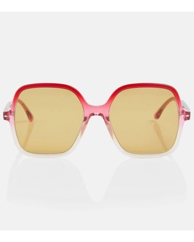 Isabel Marant Square Acetate Sunglasses - Multicolour