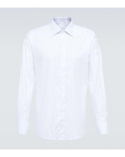 Thom Sweeney Hemd aus einem Baumwollgemisch - Weiß