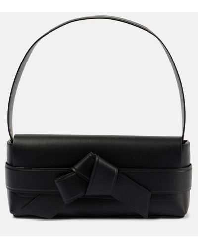 Acne Studios Musubi Leather Shoulder Bag - Black