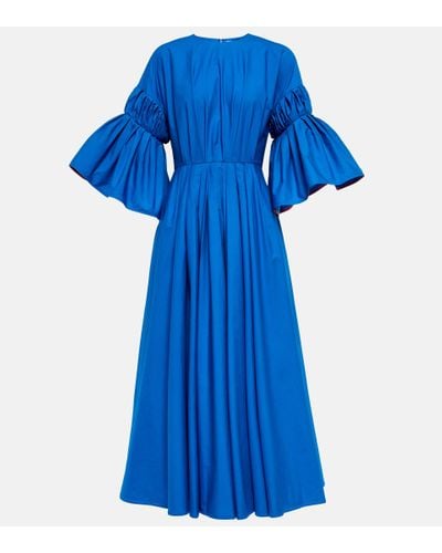 ROKSANDA Iosefina Cotton Midi Dress - Blue