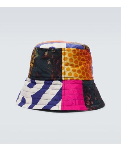 Dries Van Noten Sombrero de pescador con patchwork - Multicolor