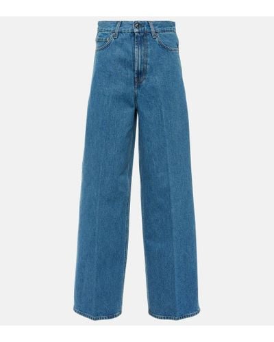 Totême Jeans anchos - Azul