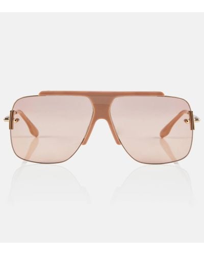Victoria Beckham Browline Sunglasses - Brown