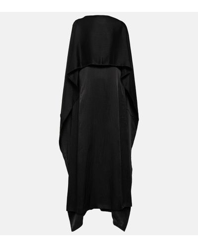 Gabriela Hearst Robe longue Hunter en satin de soie - Noir