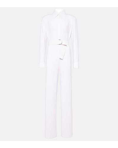 Norma Kamali Straight Jumpsuit - White