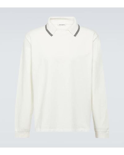 Our Legacy Academy Cotton Polo Sweater - White