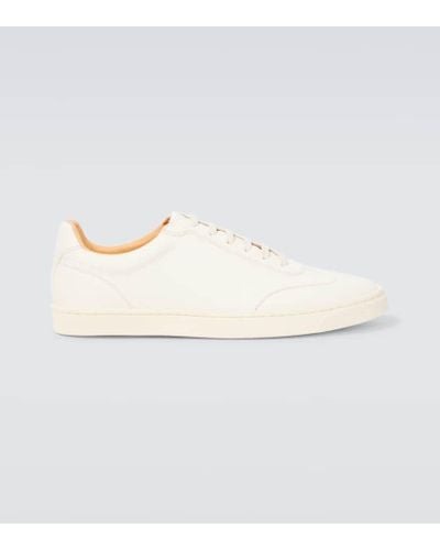 Brunello Cucinelli Sneakers con stampa - Bianco