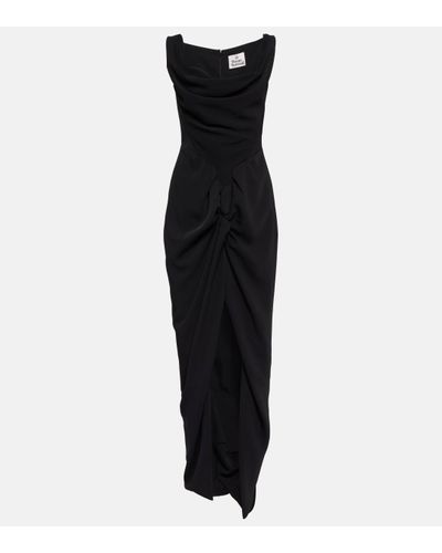 Vivienne Westwood Robe à design sans manches - Noir