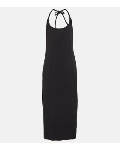 Proenza Schouler White Label Halterneck Jersey Midi Dress - Black