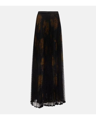Etro Layered Maxi Skirt - Black