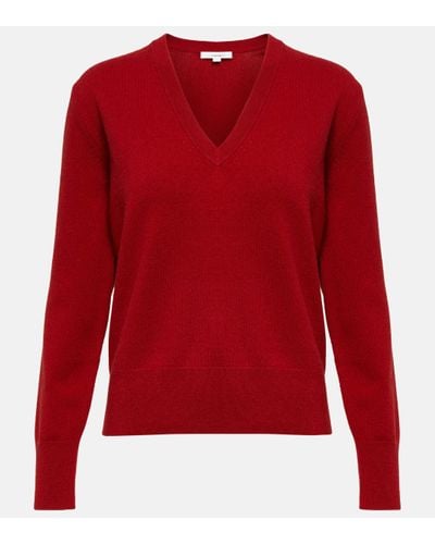 Vince Wool And Cashmere Jumper - Red