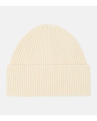 Totême Wool And Cashmere Beanie - Natural