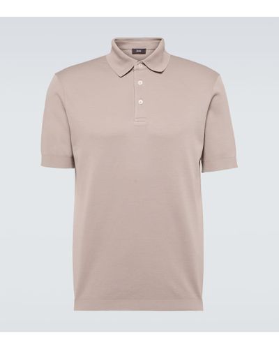 Herno Cotton Polo Shirt - Natural