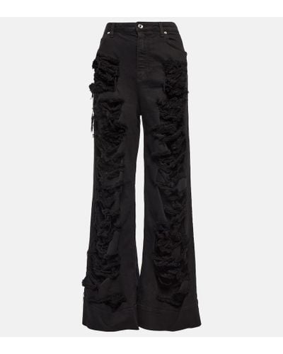 Dolce & Gabbana X Kim High-Rise Flared Jeans - Schwarz