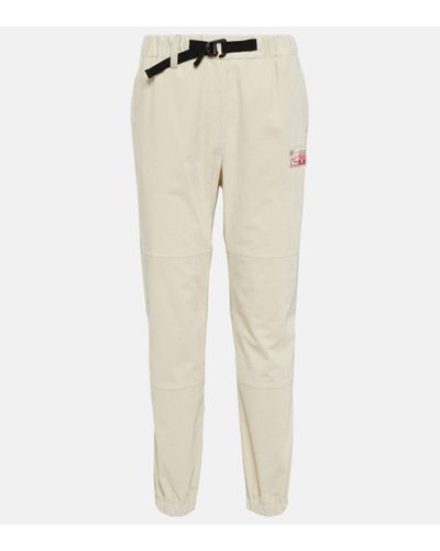 3 MONCLER GRENOBLE Adjustable Trousers - Natural