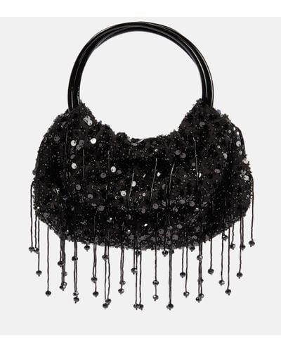 Jonathan Simkhai Ellerie Mini Embellished Tote Bag - Black