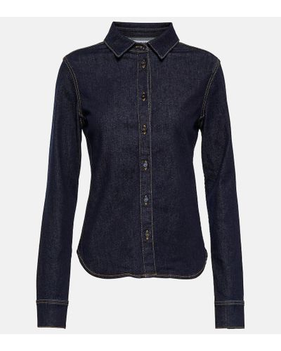Alaïa Camicia di jeans - Blu