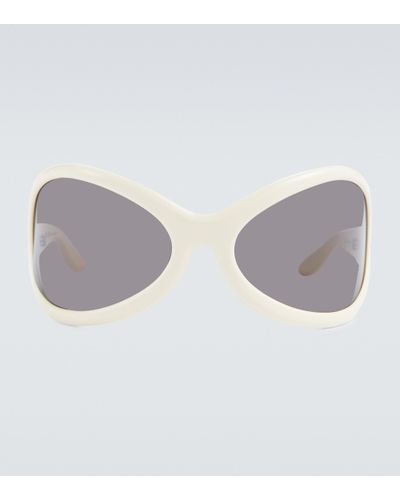 Acne Studios Oversize-Sonnenbrille aus Acetat - Weiß