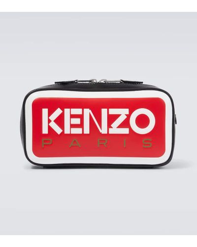 KENZO Logo Crossbody Bag - Red