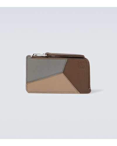Loewe Puzzle Leather Wallet - White
