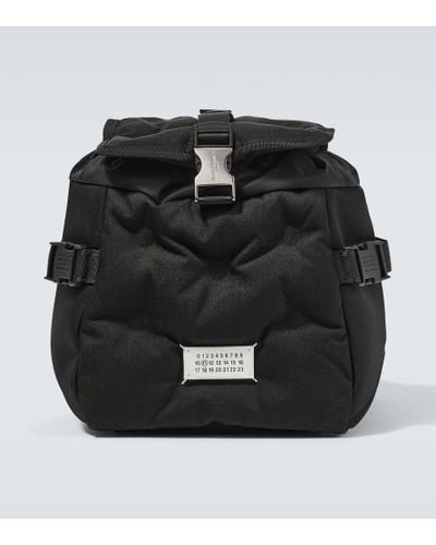 Maison Margiela Glam Slam Small Quilted Backpack - Black