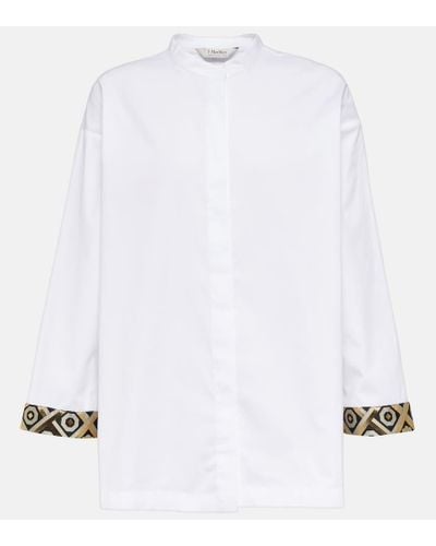 Max Mara Tenerife Cotton Shirt - White