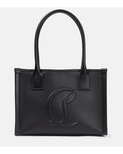 Christian Louboutin Tote By My Side Large de piel - Negro