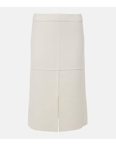 Lisa Yang Jenna Cashmere Midi Skirt - White