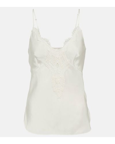 Dorothee Schumacher Heritage Ease Silk Camisole - White