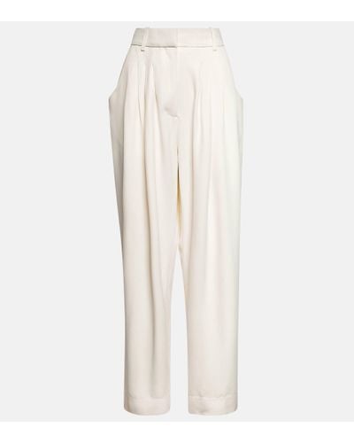Co. High-rise Pleated Trousers - White