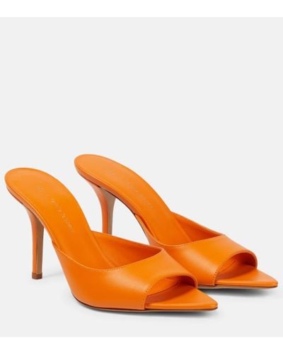Gia Borghini Gia X Pernille Teisbaek Perni 04 Leather Sandals - Orange