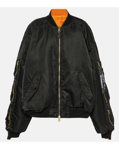 Vetements Bomberjacke - Schwarz