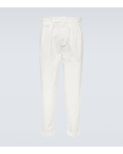 Polo Ralph Lauren Pantalon Tennis en velours cotele - Blanc