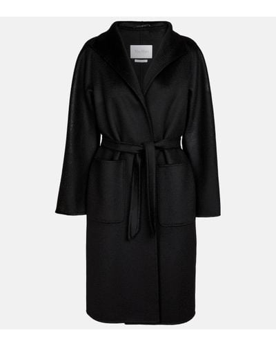 Max Mara Lilia Cashmere Coat - Black