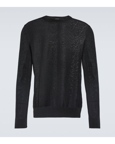 ZEGNA Pull High Performance en laine - Noir