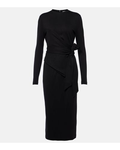 Diane von Furstenberg Robe portefeuille Finan - Noir