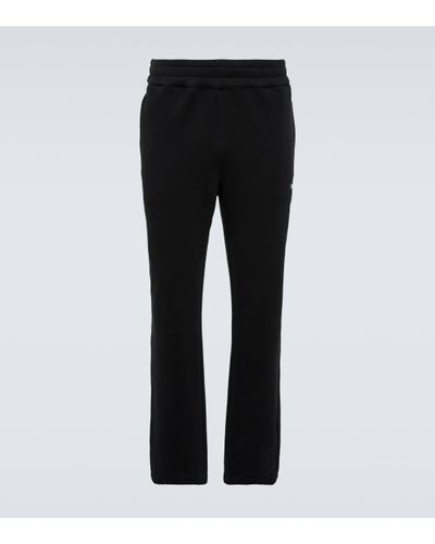 Zegna Pantalon de survetement en coton - Noir