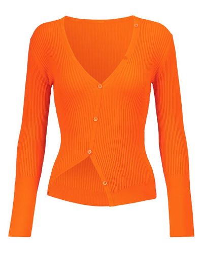 Jacquemus Le Cardigan Tordu Cardigan - Orange