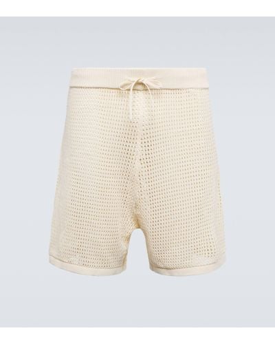 Nanushka Fico Bermuda Shorts - Natural