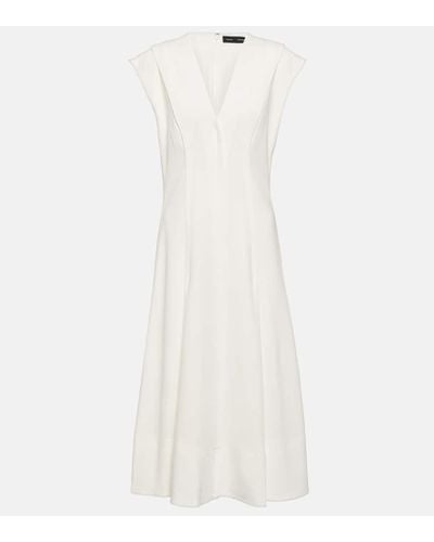 Proenza Schouler Crepe Midi Dress - White
