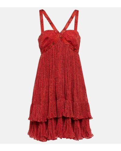 Etro Mini-Kleid - Rot