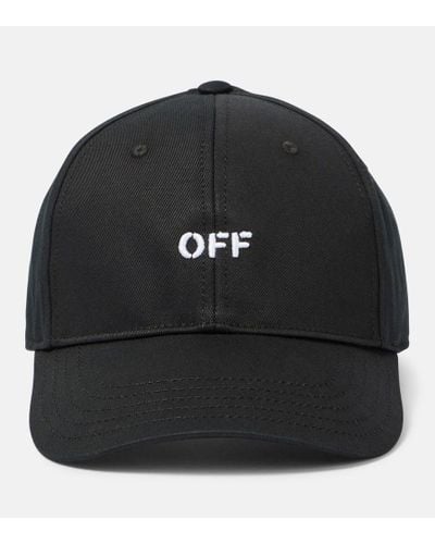 Off-White c/o Virgil Abloh Off- Baseball Cap With Off Logo - Black