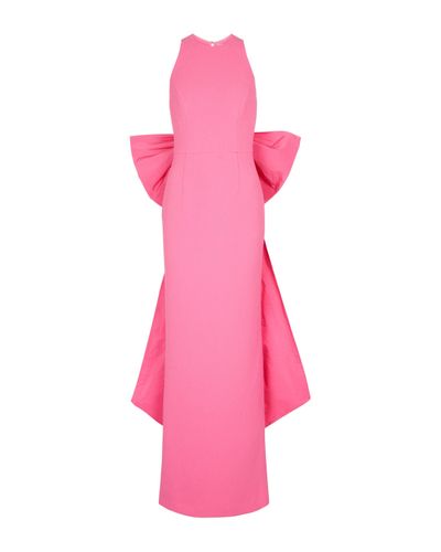 Rebecca Vallance Montez Crepe Gown - Pink