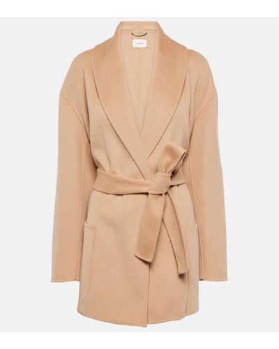 Dorothee Schumacher Wrap Wool-blend Coat - Natural