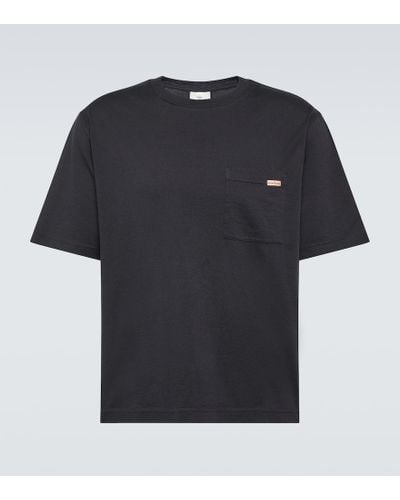 Acne Studios Camiseta de jersey de algodon - Negro