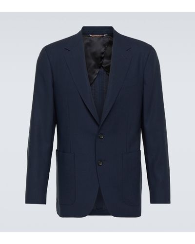 Canali Wool Jacket - Blue