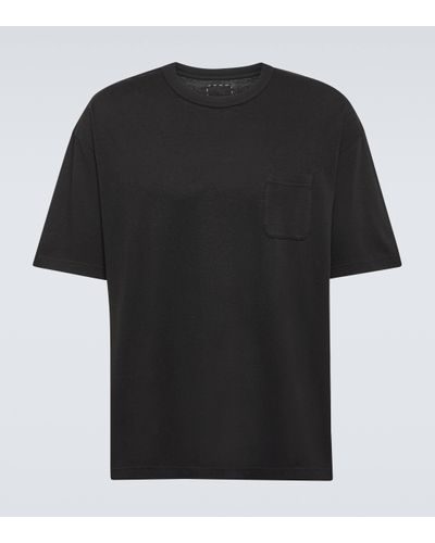 Visvim T-shirt Jumbo en coton et soie - Noir