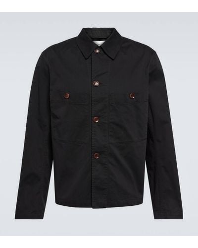 Lemaire Cotton Overshirt - Black