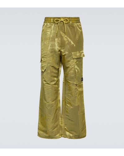 Y-3 Printed Track Trousers - Green